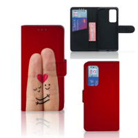 Huawei P40 Wallet Case met Pasjes Liefde - Origineel Romantisch Cadeau - thumbnail