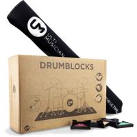 Ultimusician Drumblocks met zwarte drummat - thumbnail