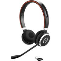 Jabra 6599-833-309 hoofdtelefoon/headset Bedraad en draadloos Hoofdband Oproepen/muziek Micro-USB Bluetooth Zwart - thumbnail