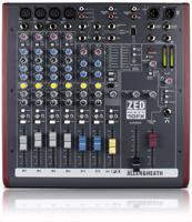 Allen & Heath ZED60-10FX mengpaneel 6 kanalen Zwart, Rood - thumbnail