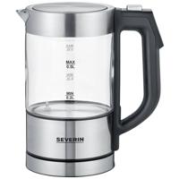 Severin WK 3458 Waterkoker Snoerloos, BPA-vrij RVS, Zwart