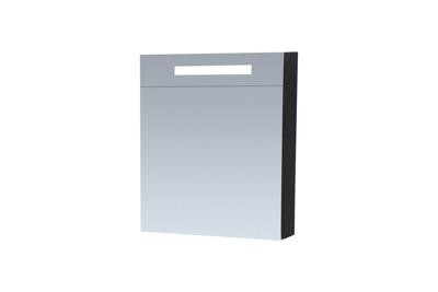 Sanituba Spiegelkast Double Face 60cm Rechtsdraaiend Black Wood Sanituba Spiegelkast Double Face 60cm Rechtsdraaiend Black Wood