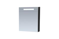 Sanituba Spiegelkast Double Face 60cm Rechtsdraaiend Black Wood