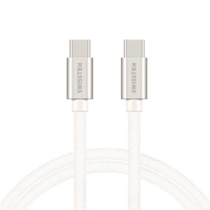 Swissten USB-C naar USB-C Kabel - 2M - Zilver