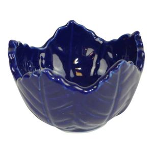 Kom van Keramiek Lotus Blauw (Medium)