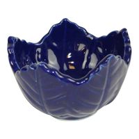 Kom van Keramiek Lotus Blauw (Medium) - thumbnail