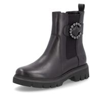 Remonte Chelsea Boots D1W74, vrouwen enkellaarzen, losse inlegzool, zwart 00, 42 EU