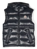 Moncler Enfant Ghany down-feather gilet - Bleu - thumbnail