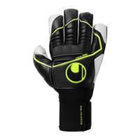 uhlsport Absolutgrip Flex Frame Carbon Voetbalkeepershandschoenen voor heren en jongens, maximale vingerstabilisatie en grip voor alle weersomstandigheden