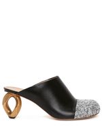 JW Anderson mules à ornements en cristal 75 mm - Noir