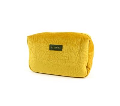 PEPPER VELVET Dames make-up tasje Mustard