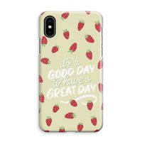 Don't forget to have a great day: iPhone XS Max Volledig Geprint Hoesje - thumbnail