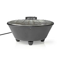 Nedis BBQE112BK Elektrische Barbecue Rond 30 Cm 1250 Watt - thumbnail