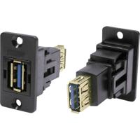 Cliff Adapter, Bus, inbouw USB-poort Type-A - USB-poort Type-A CP30605N 1 stuk(s)