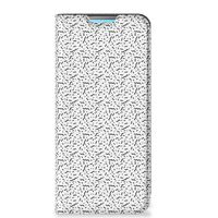 Xiaomi Redmi 10 Hoesje met Magneet Stripes Dots - thumbnail