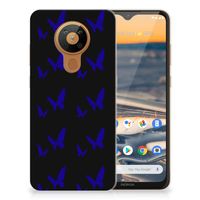 Nokia 5.3 TPU bumper Vlinder Patroon - thumbnail