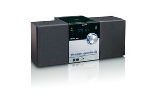 Lenco MC-150 draagbare stereo-installatie Analoog & digitaal 22 W DAB, DAB+, FM, PLL Zwart, Zilver MP3 afspelen