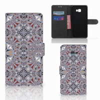 Samsung Galaxy J4 Plus (2018) Bookcase Flower Tiles