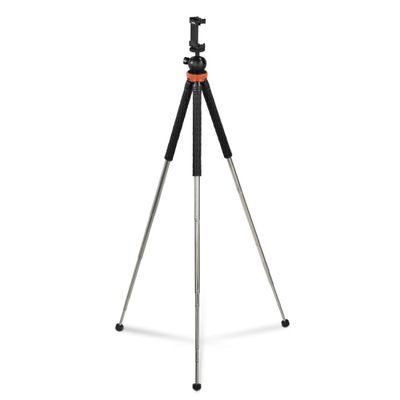 Hama Tripod 1/4 inch Werkhoogte: 23 - 105 cm Zwart, Zilver, Rood Voor smartphones en GoPro
