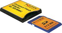 Delock Compacte Flash Adapter voor SDHC/MMC Geheugenkaarten