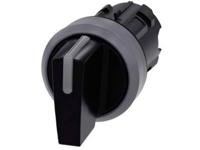 Siemens 3SU1032-2BM10-0AA0 Knevelschakelaar Tuimel Zwart 2 x 45 ° 1 stuk(s)