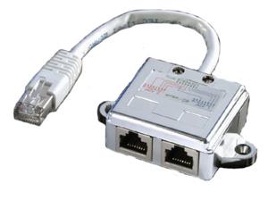 Value Netwerk T-adapter CAT 5e Wit