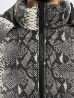 Urban Classics / Gewatteerde jassen Hooded AOP in grijs