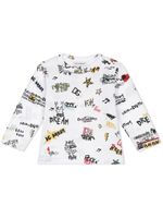 Dolce & Gabbana Kids t-shirt à imprimé graphique - Blanc