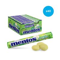 Mentos rollen - Appel snoep - 37,5g x 40 - thumbnail