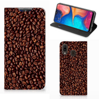 Samsung Galaxy A30 Flip Style Cover Koffiebonen