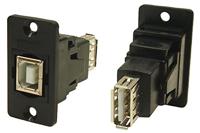 Adapter, Bus, inbouw USB-bus type B - USB-bus type A CP30607N Cliff 1 stuk(s)