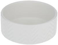 Voerbak van keramiek, 0,9 l/Ø 16 cm, wit