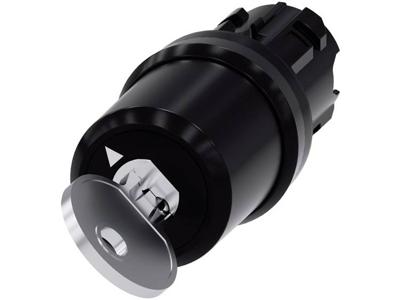 Siemens SIRIUS ACT 3SU1000-5BF11-0AA0 Sleutelschakelaar Kunststof frontring Zwart 1 x 50 ° 1 stuk(s)