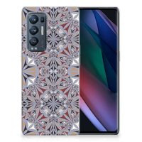 OPPO Find X3 Neo TPU Siliconen Hoesje Flower Tiles