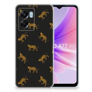 TPU Hoesje voor OPPO A77 | A57 5G Leopards