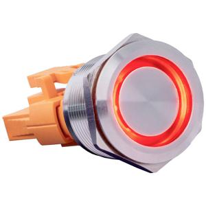 Joy-it Button22C-02 Joy-IT Schakelaar 240 V 15 A Continu Rood (Ø x l) 24.8 mm x 34.50 mm IP67, IK10 1 stuk(s)