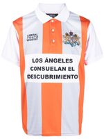 Liberal Youth Ministry polo Soccer à logo imprimé - Orange