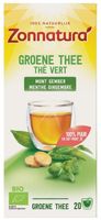 Zonnatura Groene Thee Munt Gember bio (40 gr)