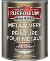 rust-oleum metal expert designer finish metaalverf gietbrons 0.4 ltr spuitbus