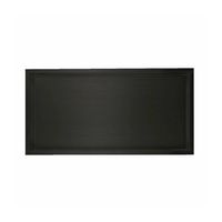 Inbouwnis Sanilux Wandmontage 60x30 cm Mat Zwart