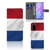 Samsung Galaxy S20 Bookstyle Case Nederlandse Vlag - thumbnail