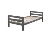 VIPACK Pino Enkel Bed 90 x 200 cm Grijs - thumbnail