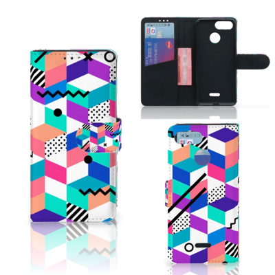 Xiaomi Redmi 6 Bookcase Blokken Kleurrijk