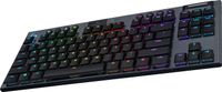 Logitech G915 TKL Tenkeyless LIGHTSPEED Wireless RGB Mechanical Gaming Keyboard toetsenbord RF-draadloos + Bluetooth Belgisch Koolstof - thumbnail