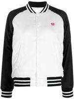 CHOCOOLATE veste bomber à logo appliqué - Blanc