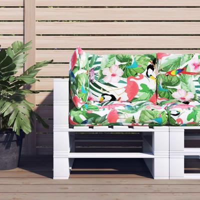 VidaXL Palletkussens 3 st oxford stof meerkleurig