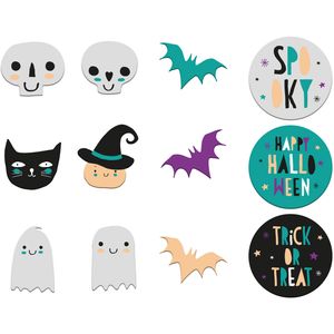 Raamstickers Happy Halloween (12st)