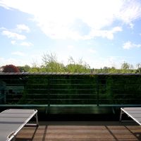 Balkon Privacy Scherm Groen afm. 1,2 x10m