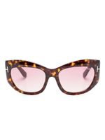 TOM FORD Eyewear lunettes de soleil Brianna FT1065 52T - Marron - thumbnail