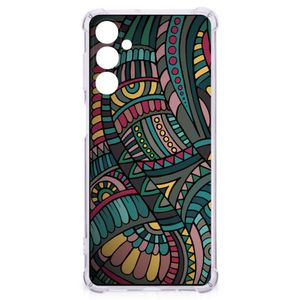 Samsung Galaxy M54 Doorzichtige Silicone Hoesje Aztec